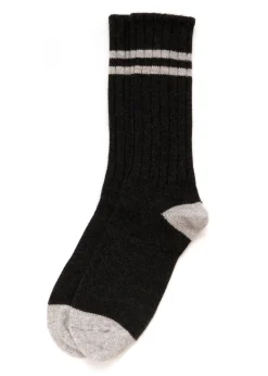 American Trench Cashmere Double Stripe Socks