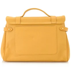 Blair Lock Satchel Pebble Leather