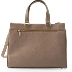 Celia Leather Tote W/Shoulder Strap