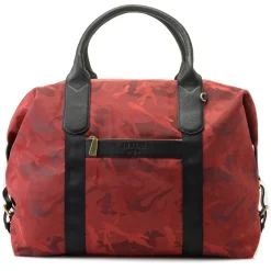 Chelsea Leather Trimmed Nylon Duffel Bag & Removable Pouch