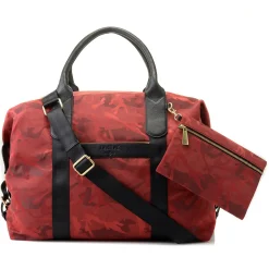 Chelsea Leather Trimmed Nylon Duffel Bag & Removable Pouch