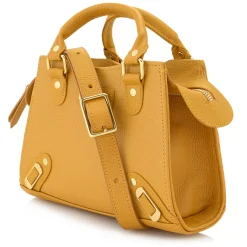 Courtney City Mini Satchel Pebble Leather