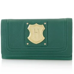 Crest Leather Rfid Crossbody Wallet