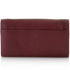 Crest Leather Rfid Crossbody Wallet