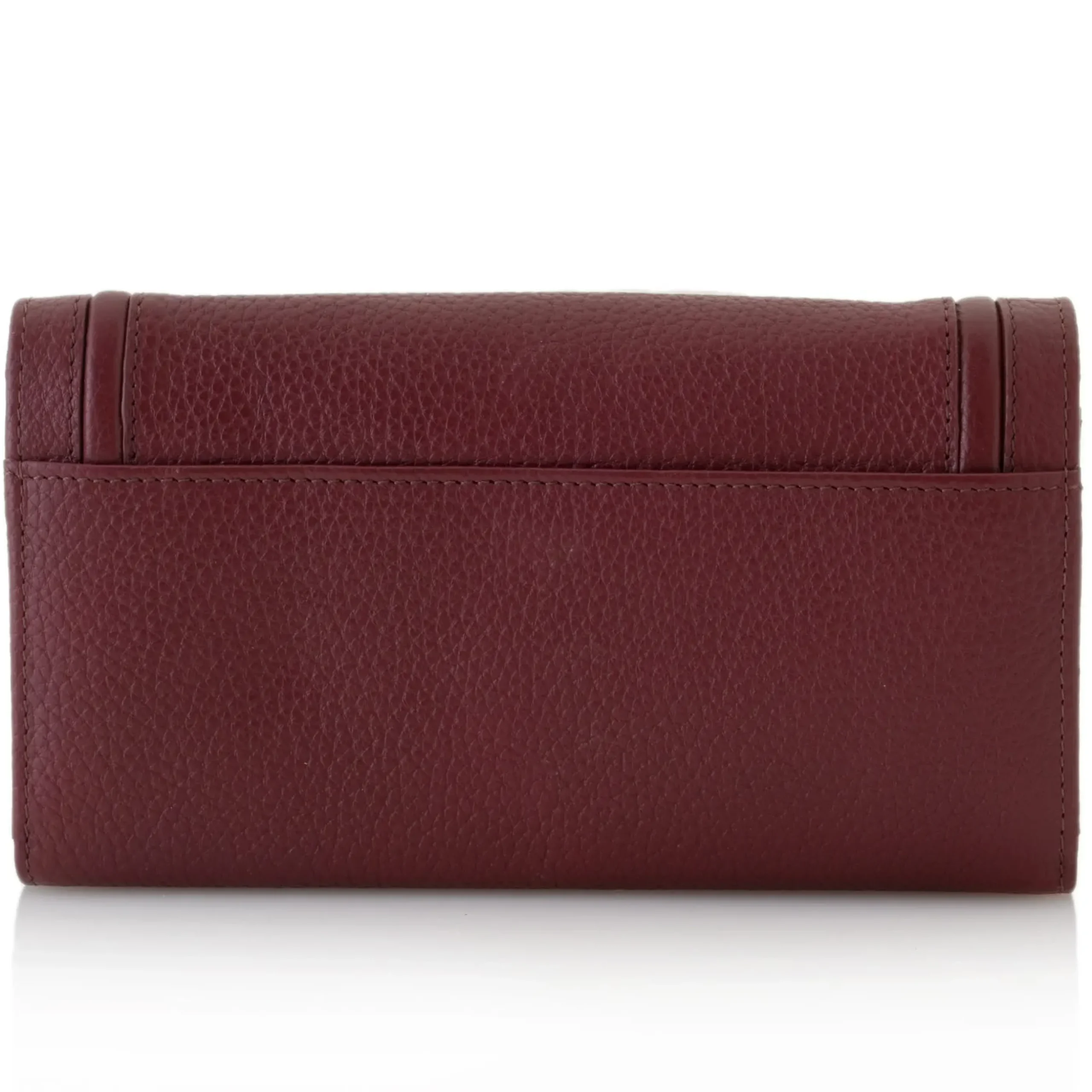 Crest Leather Rfid Crossbody Wallet