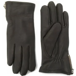 Hestra Charlene Deerskin Leather Zip Gloves