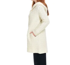 Irelandseye Coolquay Trellis Hooded Sweater
