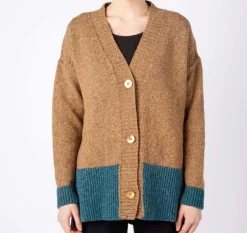 Irelandseye Hawthorne Contrast Cardigan
