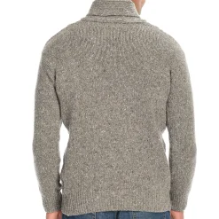 Irelandseye Knitted Clonard Shawl Collar Cable Pullover