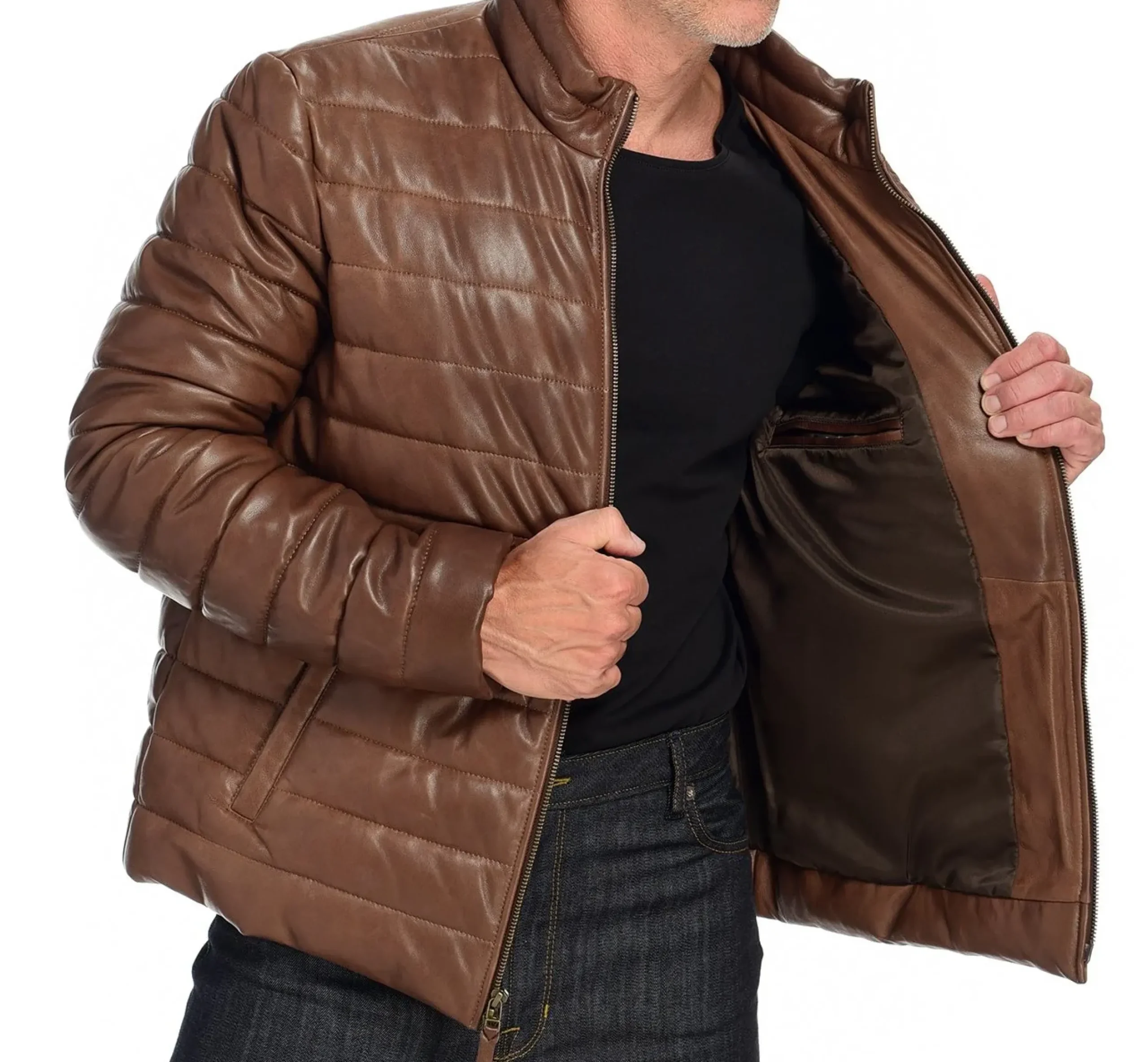 Lambskin Puffer Jacket