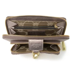 Maureen Tweed & Leather Rfid Checkbook Wallet