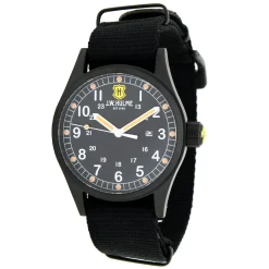 42Mm Quartz Date Nylon Strap Watch Men's