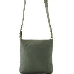 Skye Glazed Pebble Grain Leather Crossbody